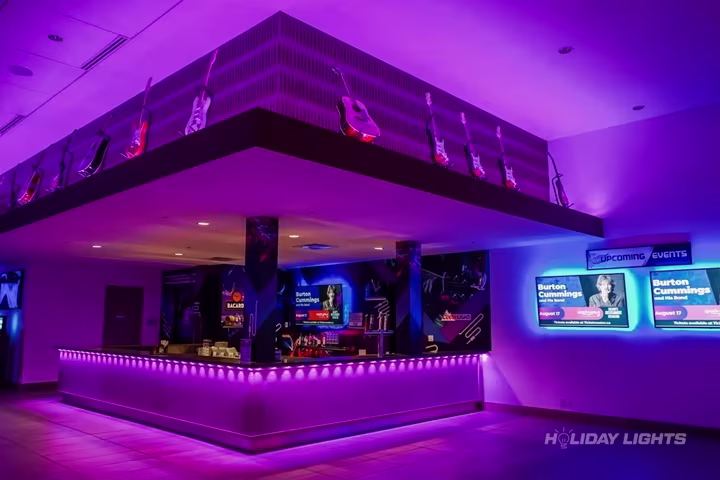 Professional permanent Christmas light installation in Canton, Connecticut — Permanent LED Lighting System